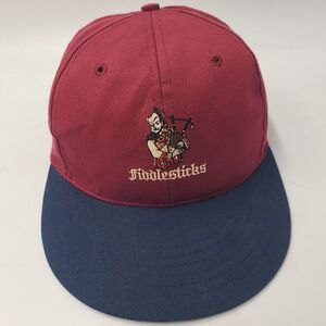 Vintage Fiddlesticks Country Club Hat Strapback Texace Red Blue Golf Course 90s